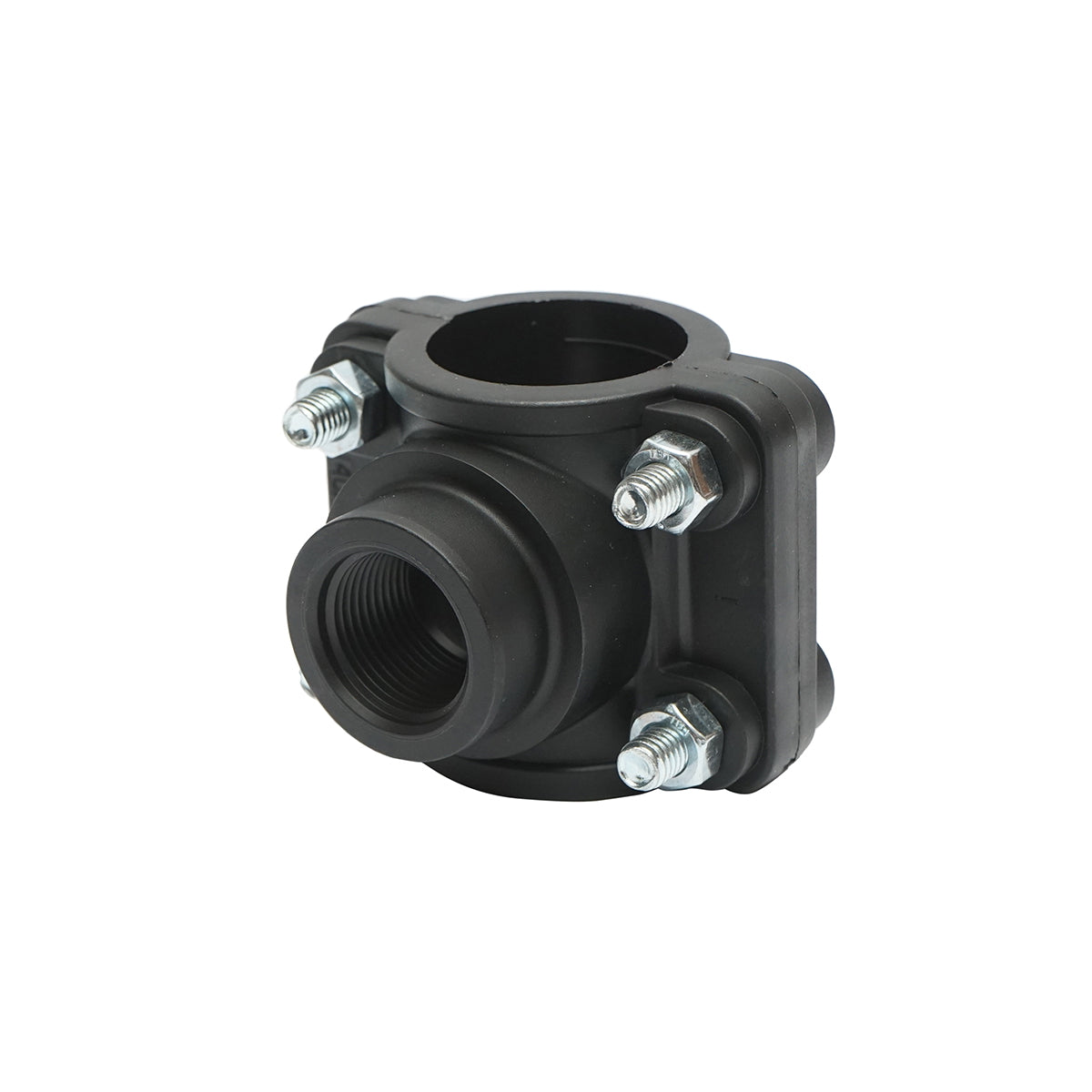 D40 mm compression connection clamp x 3/4 inch. PN10 for irrigation systems